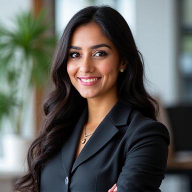 Portret van Fatima El Amrani, motorinstructeur